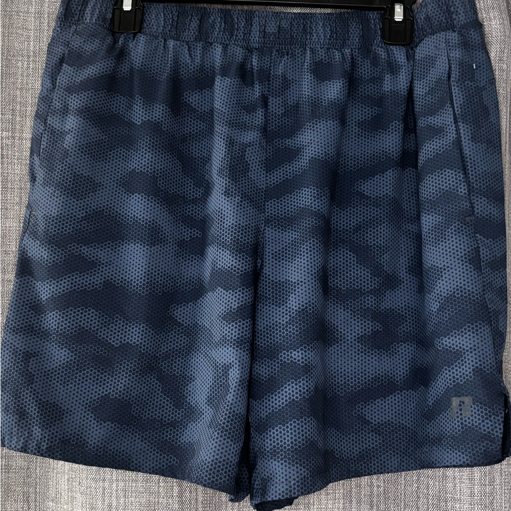 Russell Athletic Men's Blue Patterned‎ Shorts